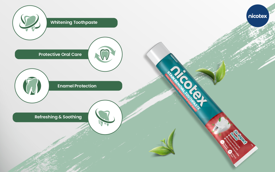 Nicotex Stain Removal Toothpaste - 100g