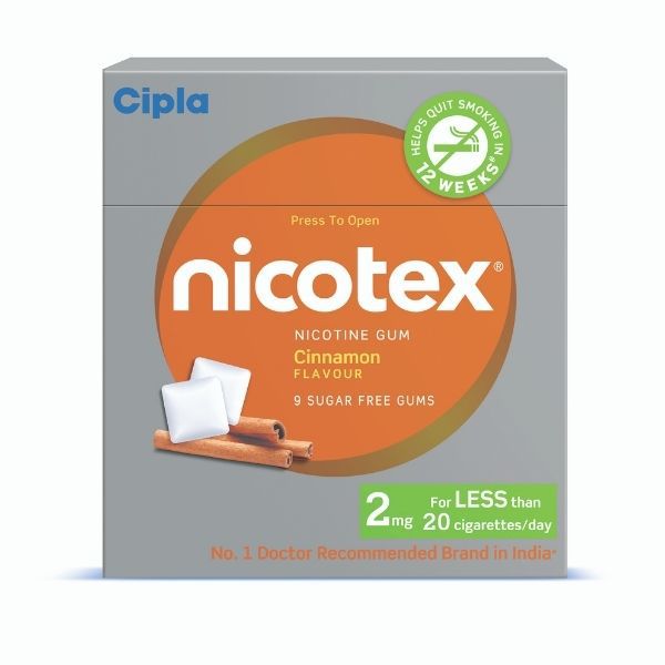 Cinnamon Flavor Nicotine Gum by Nicotex