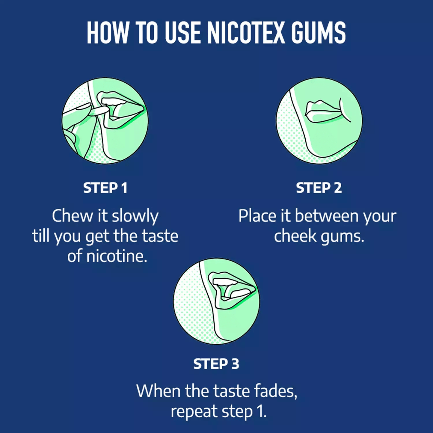 Nicotex gums, 2mg, Fruit Burst - strip, 9 gums